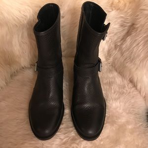 J Crew Buckled Leather Boots